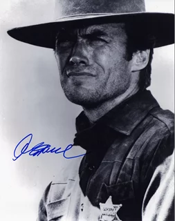 Clint Eastwood autograph
