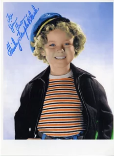 Shirley Temple Black autograph