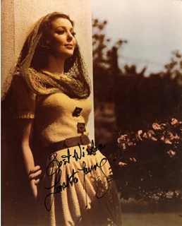 Loretta Young autograph