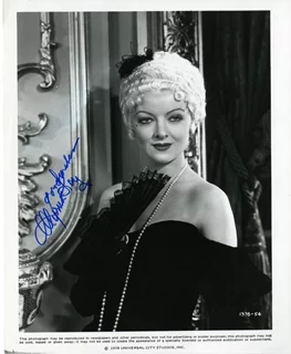 Myrna Loy autograph