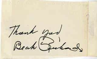 Beah Richards autograph