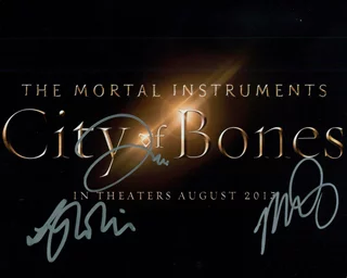 The Mortal Instruments autograph