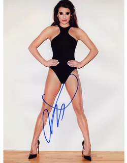 Lea Michele autograph