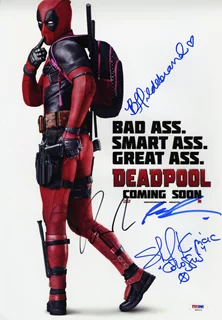 Deadpool autograph