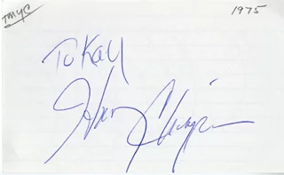 Harry Chapin autograph