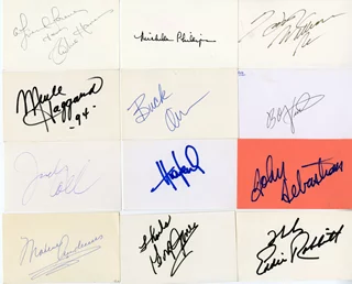 Singers autograph