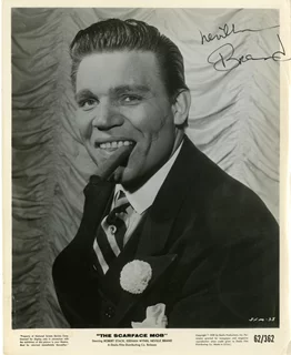 Neville Brand autograph