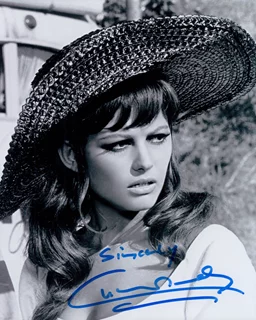 Claudia Cardinale autograph