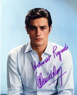 Alain DeLon autograph