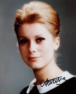Catherine Deneuve autograph