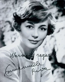 Emmanuelle Riva autograph