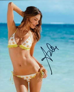 Alessandra Ambrosio autograph