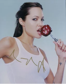 Angelina Jolie autograph