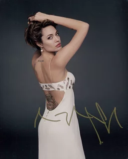 Angelina Jolie autograph