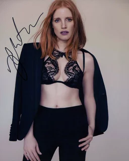 Jessica Chastain autograph