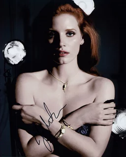 Jessica Chastain autograph