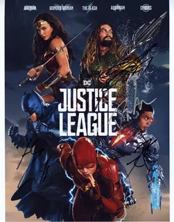 Justice League autograph
