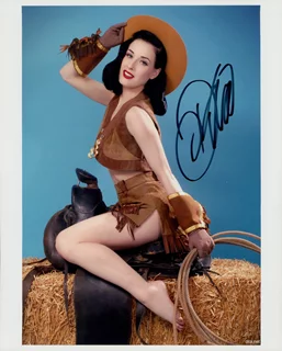 Dita Von Teese autograph