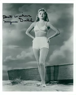Myrna Dell autograph