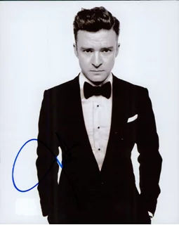 Justin Timberlake autograph
