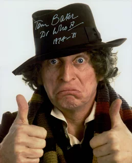Tom Baker autograph