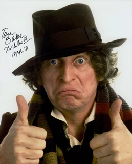 Tom Baker autograph