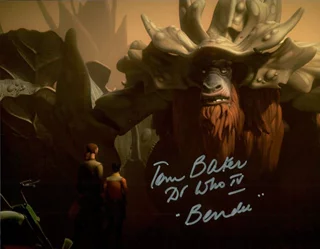Tom Baker autograph
