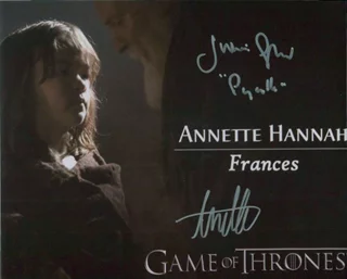 Game of Thrones autograph