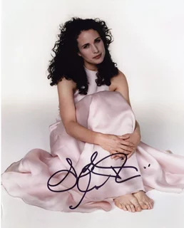 Andie MacDowell autograph