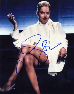 Sharon Stone autograph