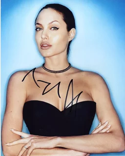 Angelina Jolie autograph