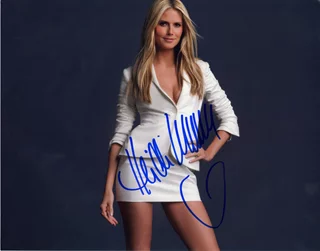 Heidi Klum autograph