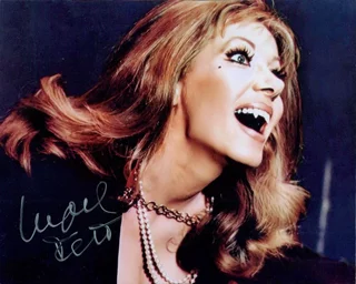 Ingrid Pitt autograph