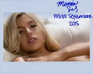 Monica Sims autograph