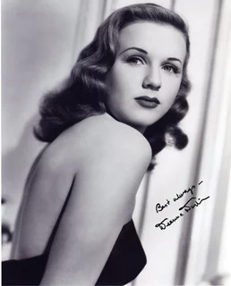 Deanna Durbin autograph