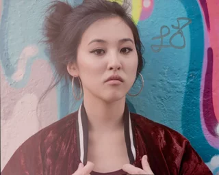 Lyrica Okano autograph