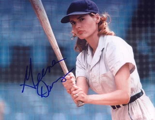 Geena Davis autograph