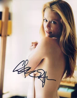 Claire Coffee autograph
