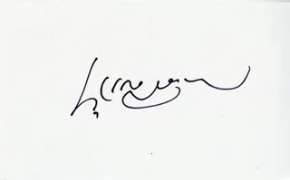 Dalai Lama autograph