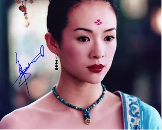Ziyi Zhang autograph