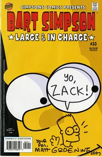 Matt Groening autograph