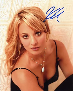 Kaley Cuoco autograph