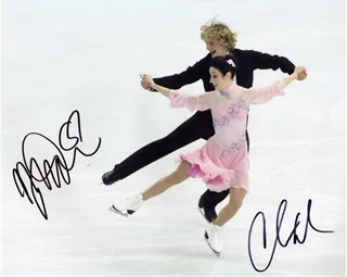 Meryl Davis and Charlie White autograph