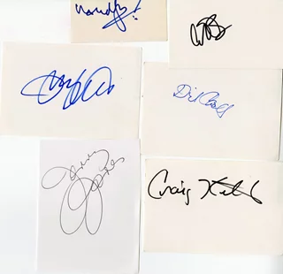 Talk Show Hosts autograph