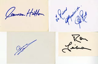 Zorro: The Gay Blade autograph