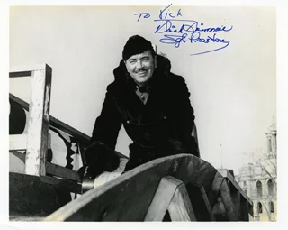 Dick Simmons autograph