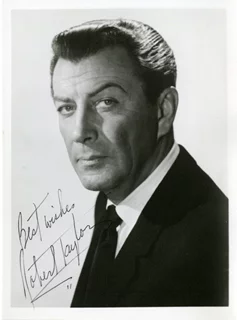 Robert Taylor autograph