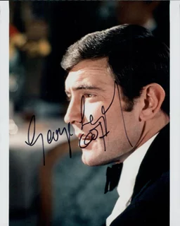 George Lazenby autograph