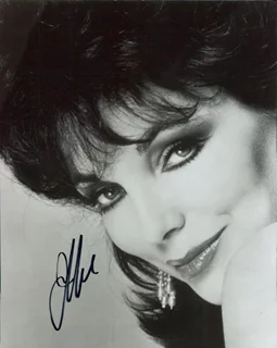 Joan Collins autograph