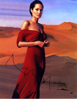 Angelina Jolie autograph